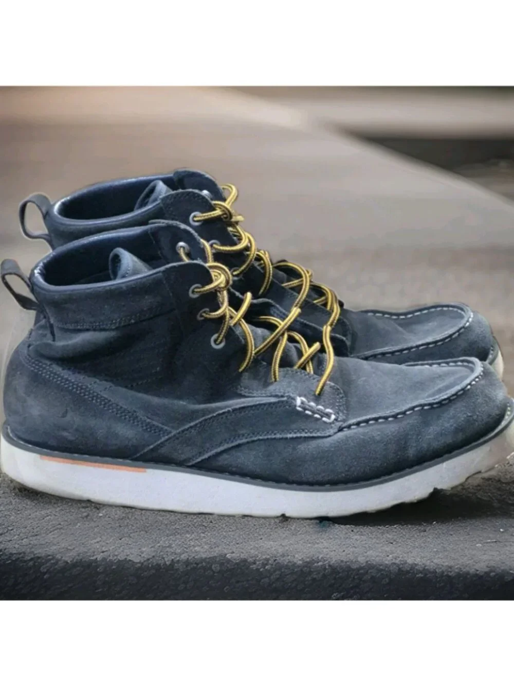 Nike ACG Kingman Suede Leather Boots Dark Grey Men's Size 13 US